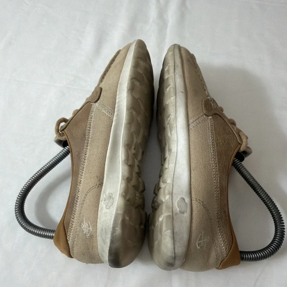Skechers On-The-Go Lite Boat Shoes Womens 6.5 Tan Goga Max Deck 15430 Comfy Shoe